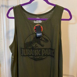 Jurassic Park Tank Top NWT - Size 2X